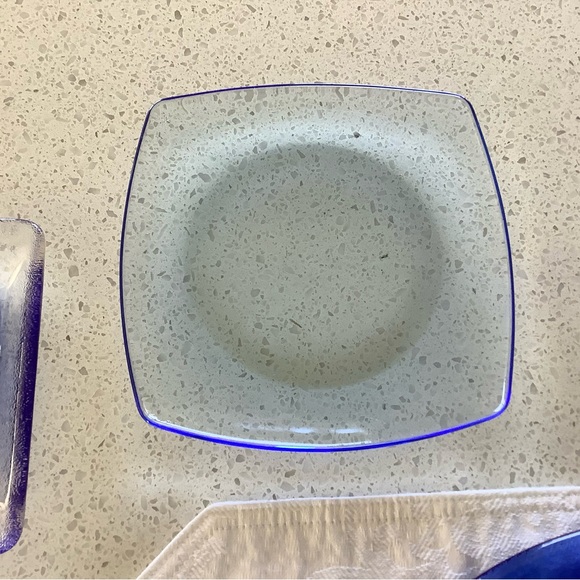 Crate and Barrel glass place settings. - Picture 8 of 9